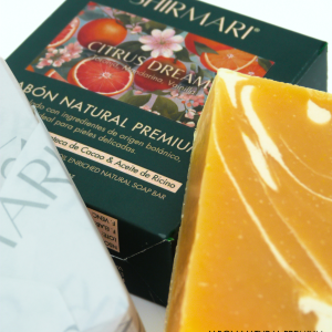 Jabón Natural Premium con Manteca de Cacao | Aroma: Citrus Dream