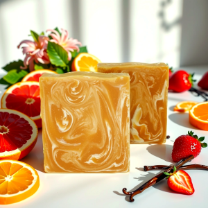Jabón Natural Premium con Manteca de Cacao | Aroma: Citrus Dream