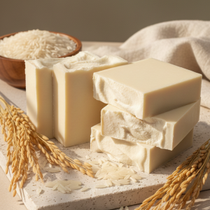 Jabón Natural Premium con Almidón de Arroz | Cuerpo y Rostro